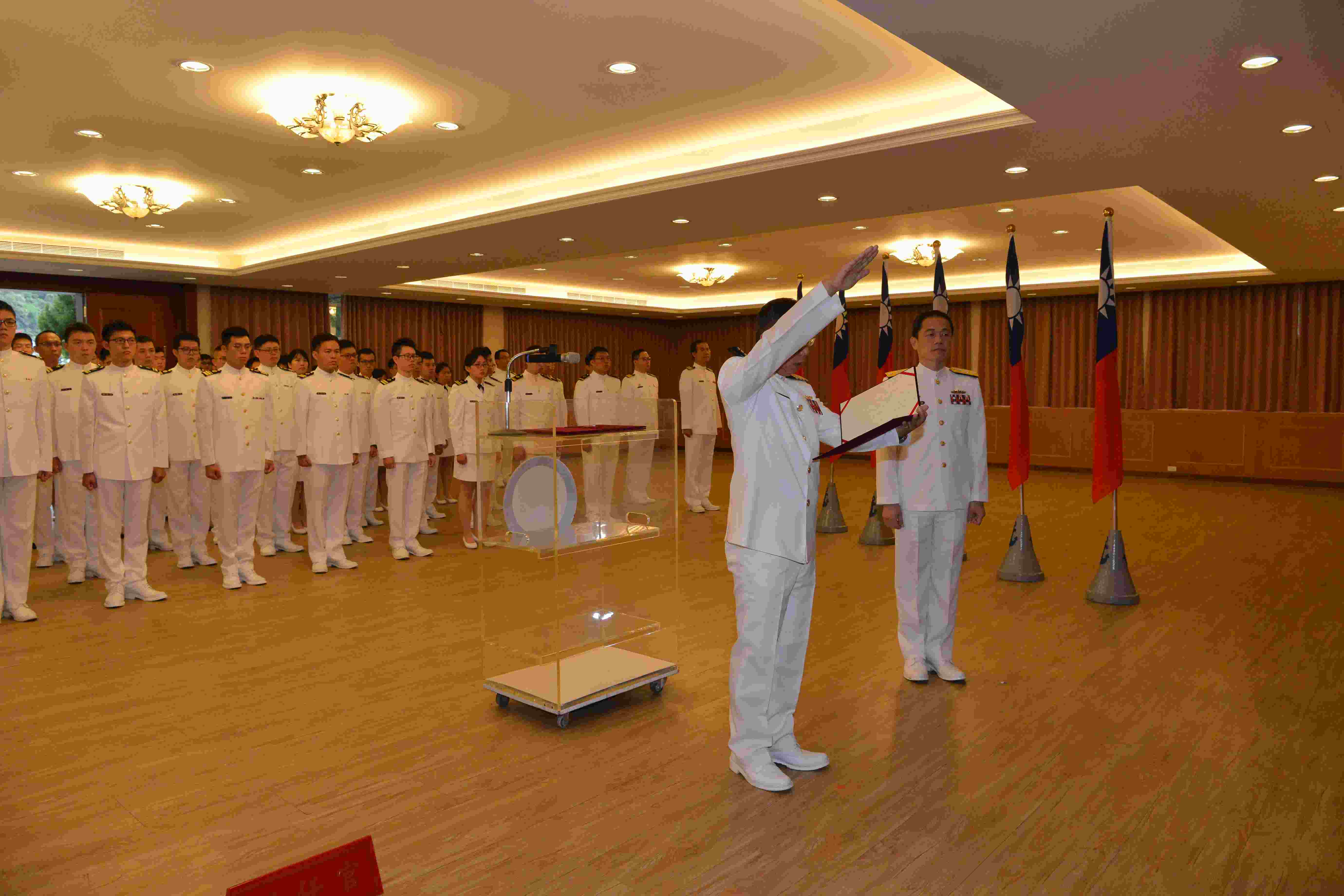 2019-09-24海軍通信系統指揮部日前實施新任指揮官佈達典禮