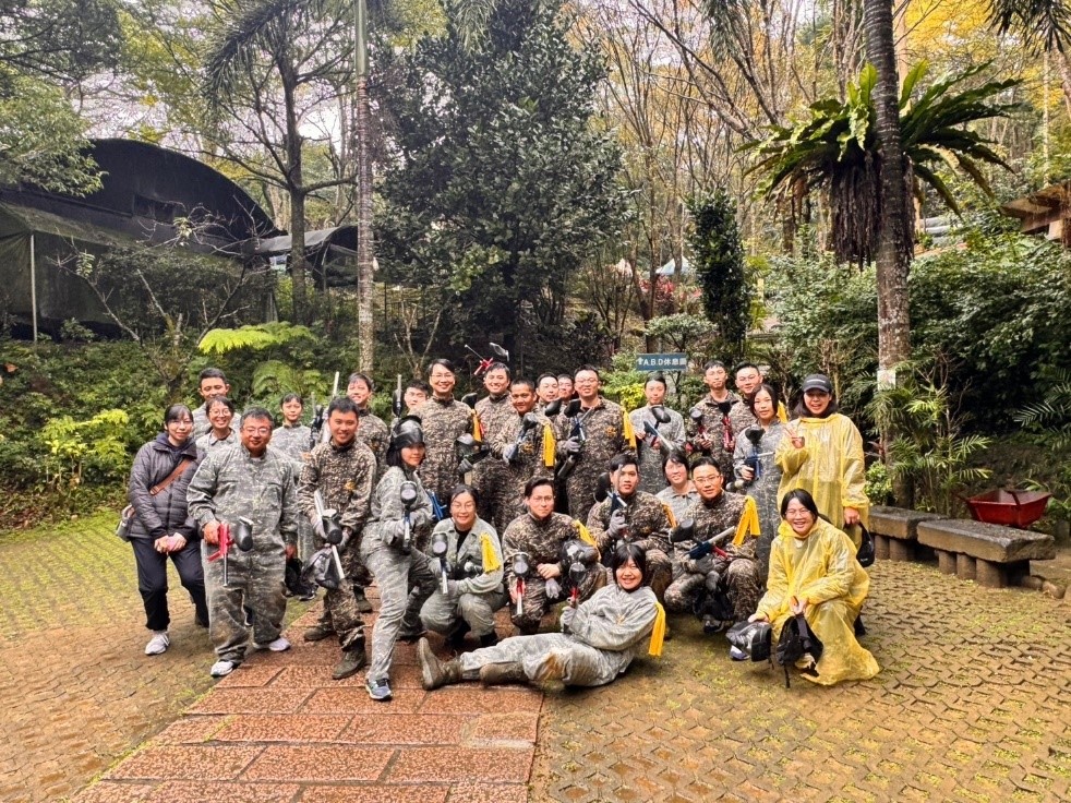 2024-12-20 海軍通信系統指揮部指揮官陳上校率隊至147漆彈主題樂園實施12月份軍士官團教育訓練。