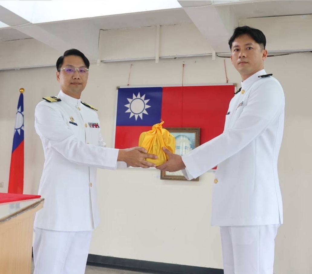 海軍左營通信隊新任隊長張維恩中校新任佈達典禮