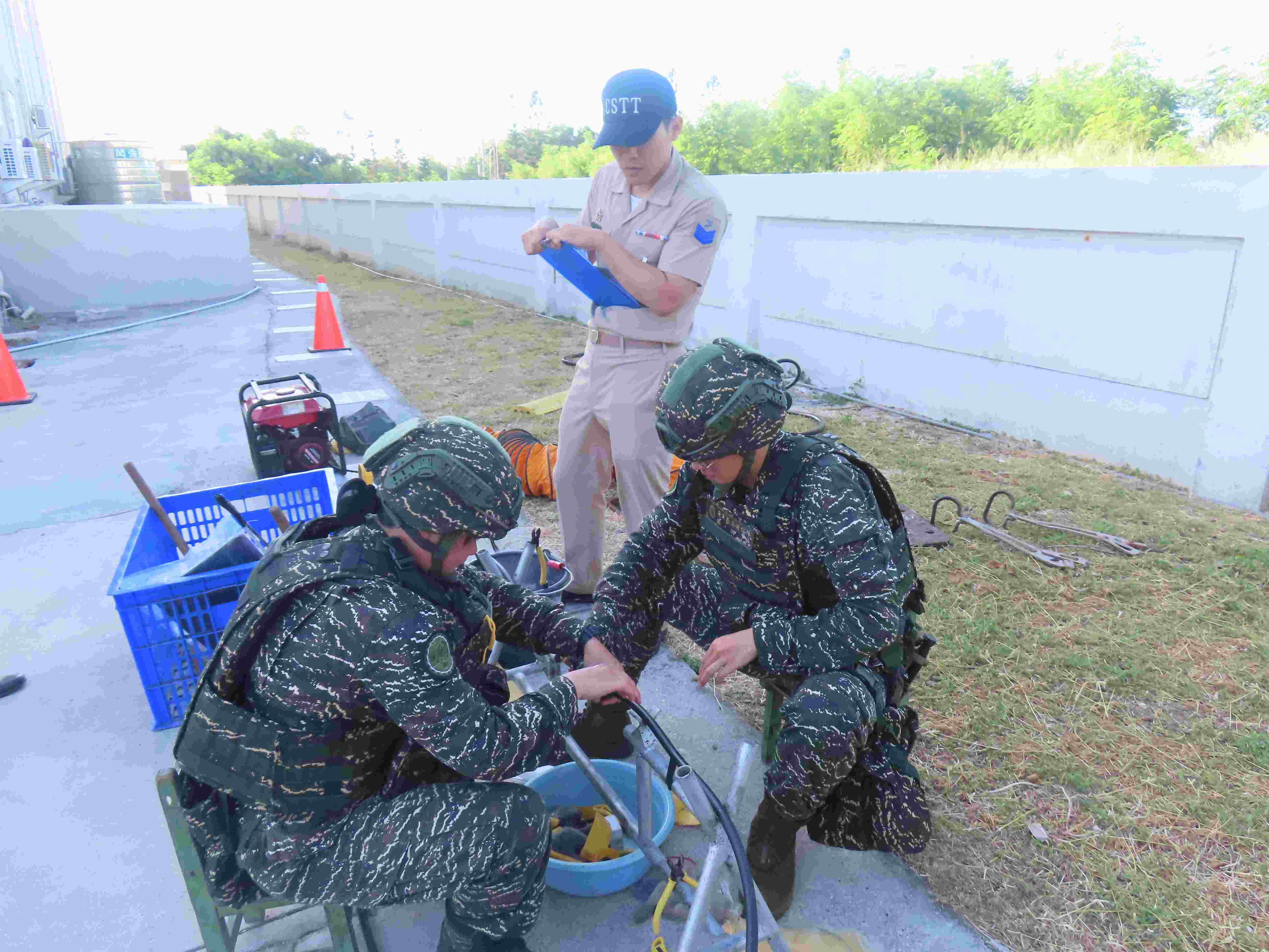 海軍馬公通信隊第3季駐地複驗暨主官裝檢