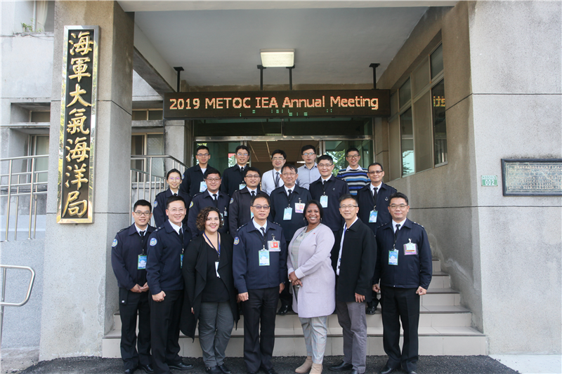 海軍大氣海洋局辦理108年華美「大氣海洋情資及技術資訊交換」會議合影