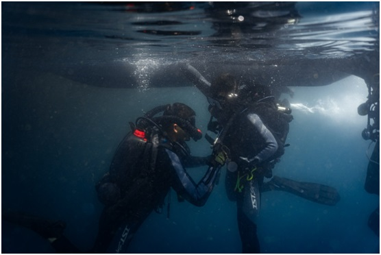 The Navy Underwater Operation Unit three