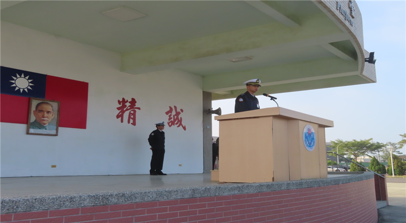 Commander Lan exhorted all the cadets and recruits