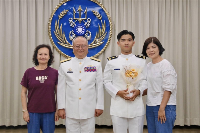 Republic Of China Naval Fleet Promotion Ceremony in July two