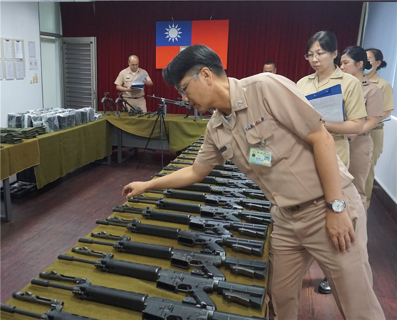 The commanding officer of Naval Communication Systems Command, CPT. Chen, Conducted the 2025 special inventory of arms and ammunition.