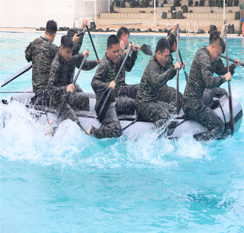 Boat-handling training was carried out.