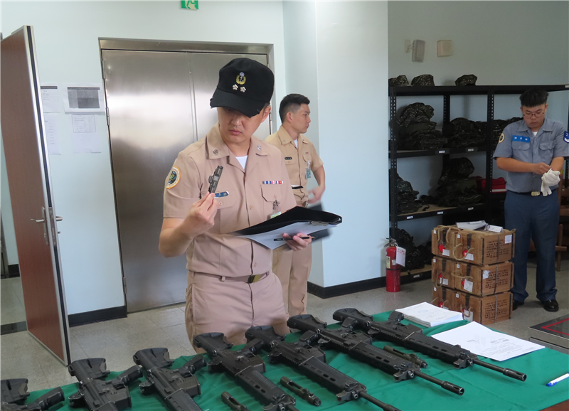 海軍臺北通信隊114年下半年械彈特別清點