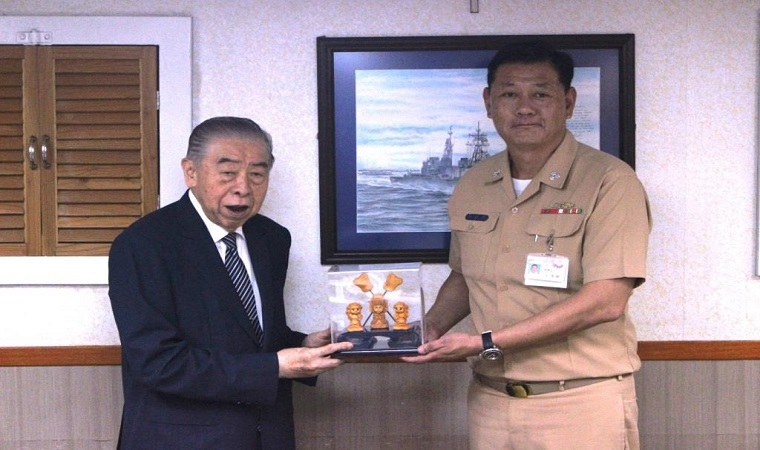 軍人之友社榮譽理事長李棟樑先生蒞中正基地敬軍慰問