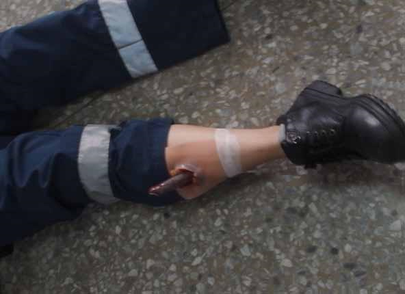 Naval Combat Systems Factory held its Tactical Combat Casualty Care training.