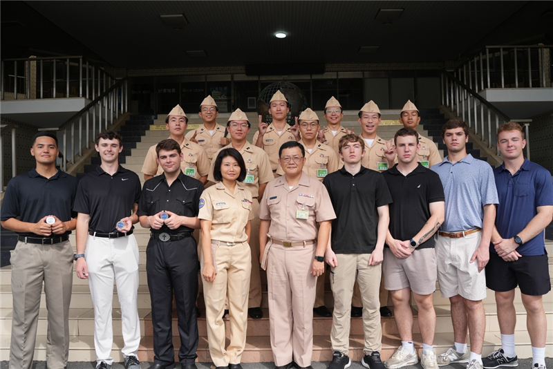 ROC Naval Academy’s Department of Applied Foreign Languages Engages in Bilateral Exchange Activities with Cadets from the Virginia Military Institute