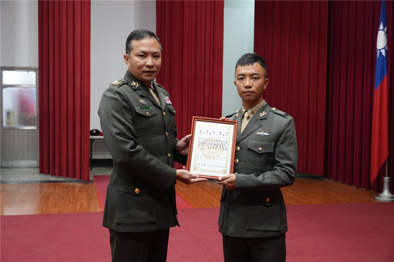 Outstanding trainees are commended.