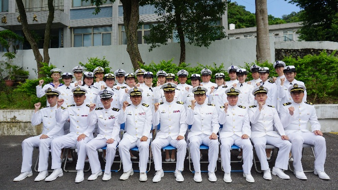 海軍通信系統DAASA指揮部第二季人員服裝校閱
