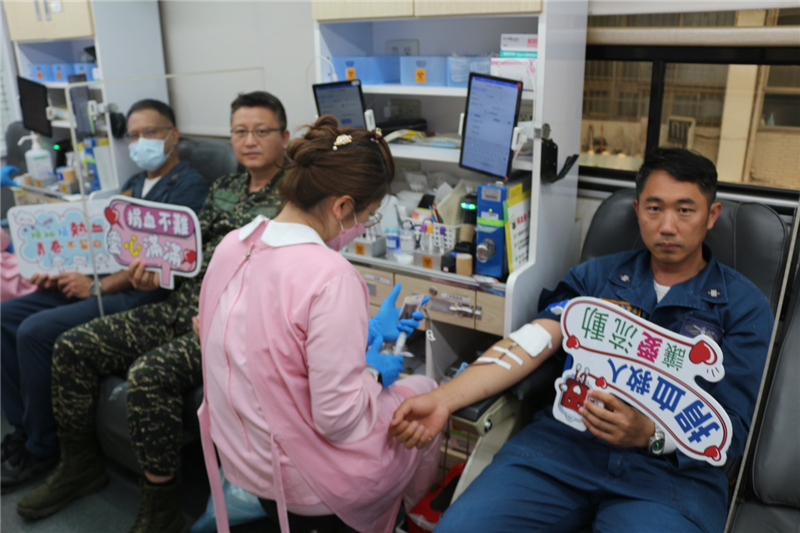 海軍戰鬥系統工廠辦理捐血活動