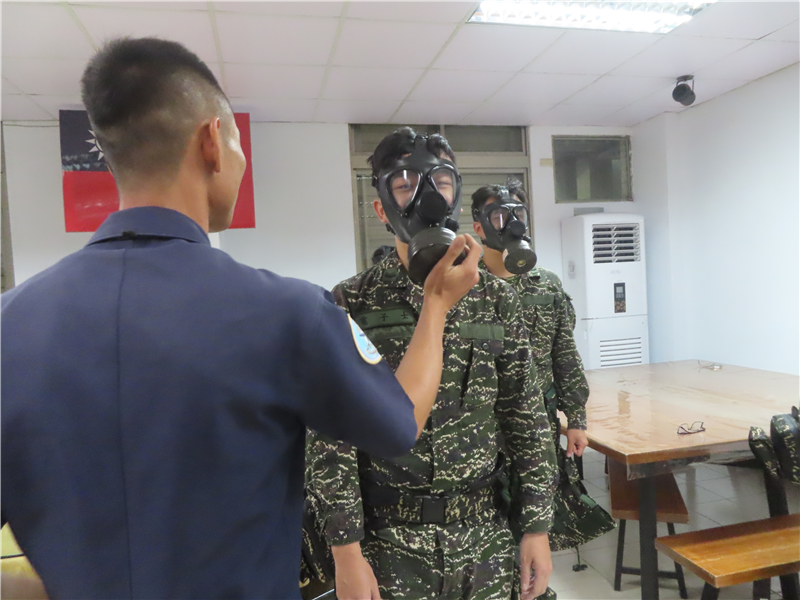 防護面具測考