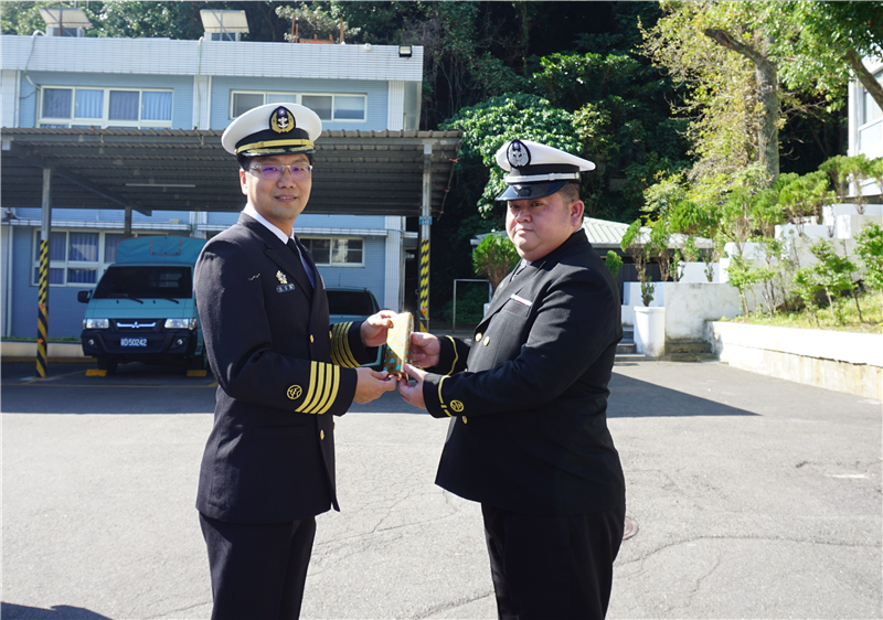 The commanding officer of Naval Communication Systems Command, CPT. Chen, presided over the promotion ceremony for personnel in March, 2026.